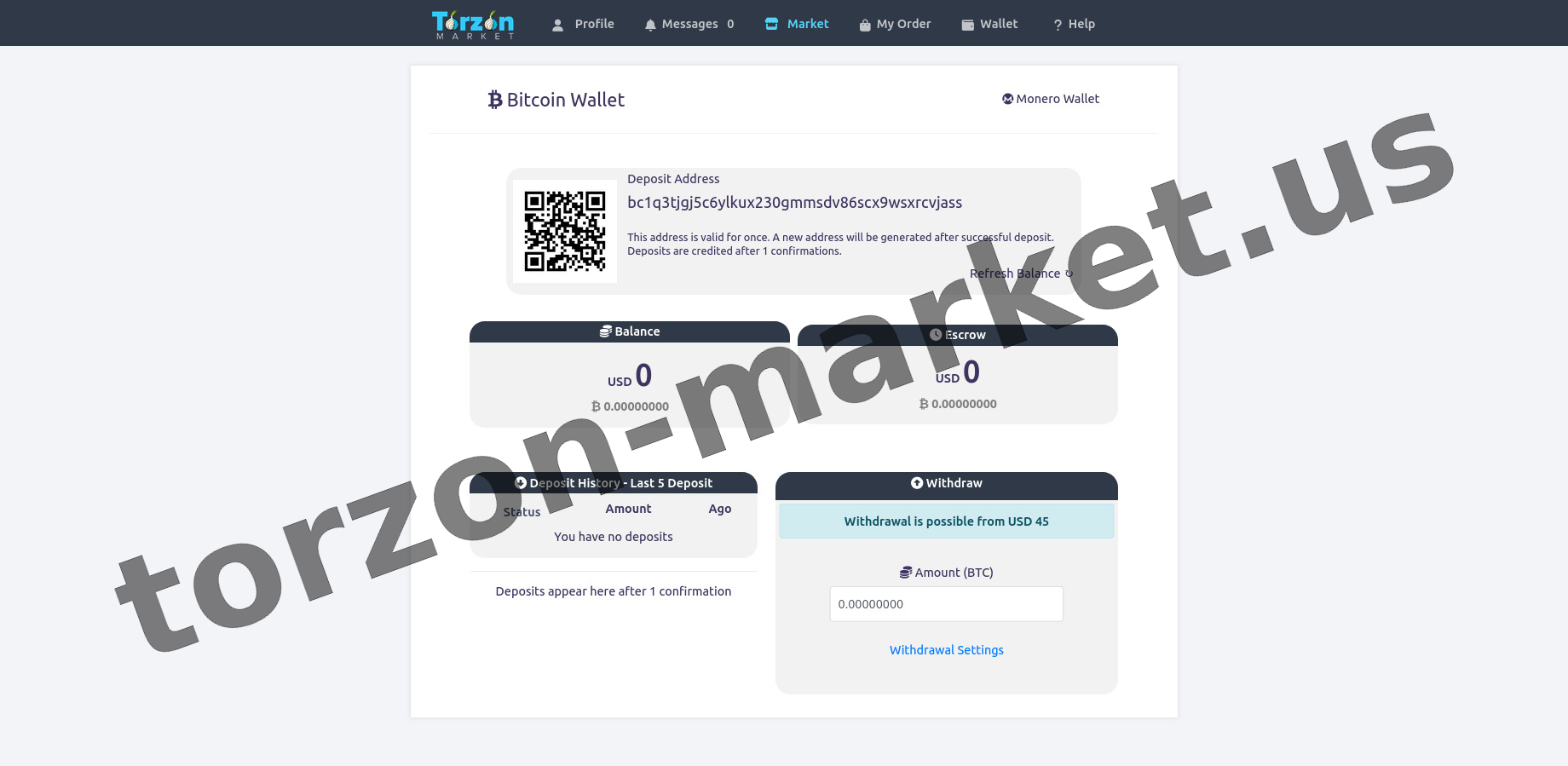 Main Market Dashboard